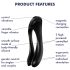 Satisfyer Candy Cane - Vibrador Duplo Recarregável e à Prova d'Água (Preto)