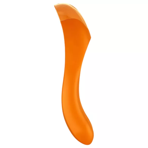 Satisfyer Candy Cane - vibrador recarregável duplo à prova d'água - laranja
