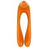 Satisfyer Candy Cane - Vibrador Duplo Recarregável e à Prova d'Água (Laranja)
