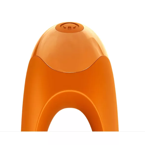 Satisfyer Candy Cane - vibrador recarregável duplo à prova d'água - laranja