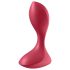 Satisfyer Backdoor Lover - vibrador anal recarregável, à prova d'água (vermelho)
