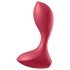 Satisfyer Backdoor Lover - vibrador anal recarregável, à prova d'água (vermelho)