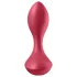 Satisfyer Backdoor Lover - vibrador anal recarregável à prova d'água - vermelho