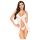 Penthouse After Sunset - vestido sensual e tanga transparente (branco) - L/XL
