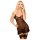 Penthouse Guilty Icon - vestido com ligas e tanga (preto) - L/XL