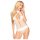 Penthouse Perfect Lover - body estilo halter (branco) - M/L