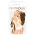 Penthouse Perfect Lover - body estilo halter (branco) - M/L