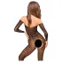 Penthouse Dreamy Diva - macacão sensual rendado ziguezague - preto - XL