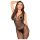 Penthouse Wild Catch - macacão de rede sem mangas (preto) - XL
