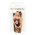 Penthouse Hot Nightfall - conjunto de rede ondulada e aberta (preto) - XL