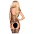 Penthouse Love Bud - conjunto de lingerie rendada aberta - preto