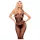 Penthouse - body arrastão aberto - preto - XL