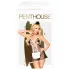 Penthouse Teaser - fantasia de empregada sexy 3 peças - preto e branco