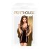 Penthouse Juicy Poison - mini vestido com alças (preto)