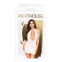 Vestido Sensual Penthouse Heart Rob com Calcinha (Branco)