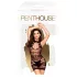 Penthouse - vestido curto gola alta - preto