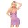 Penthouse Bedtime Story - camisola & tanga (roxo) - L/XL