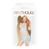 Penthouse - lingerie sexy com renda - vestido e tanga - azul - L/XL