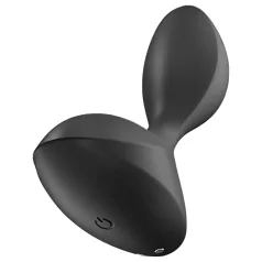 Satisfyer - vibrador anal inteligente - silicone preto