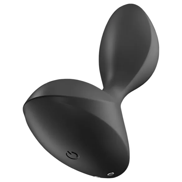 Satisfyer - vibrador anal inteligente - silicone preto
