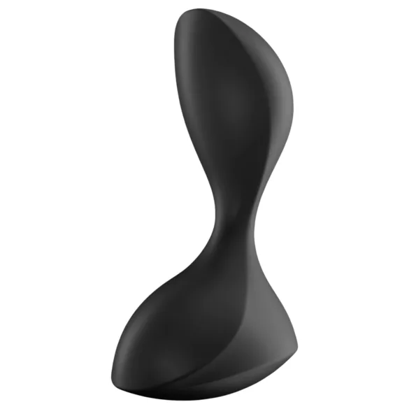 Satisfyer - vibrador anal inteligente - silicone preto