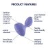 Satisfyer Sweet Seal - Vibrador Anal Inteligente (Roxo)
