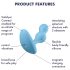Satisfyer Deep Diver - Vibrador Anal Inteligente (Azul)