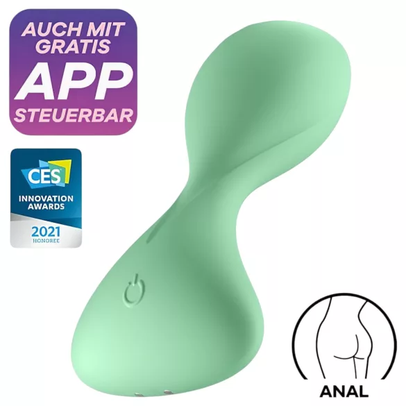 Satisfyer Trendsetter - Vibrador anal com controlo por app (verde)