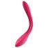 Satisfyer Elastic Joy - vibrador flexível e recarregável para casais (vermelho)