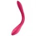 Satisfyer Elastic Joy - vibrador casal flexível recarregável - silicone vermelho