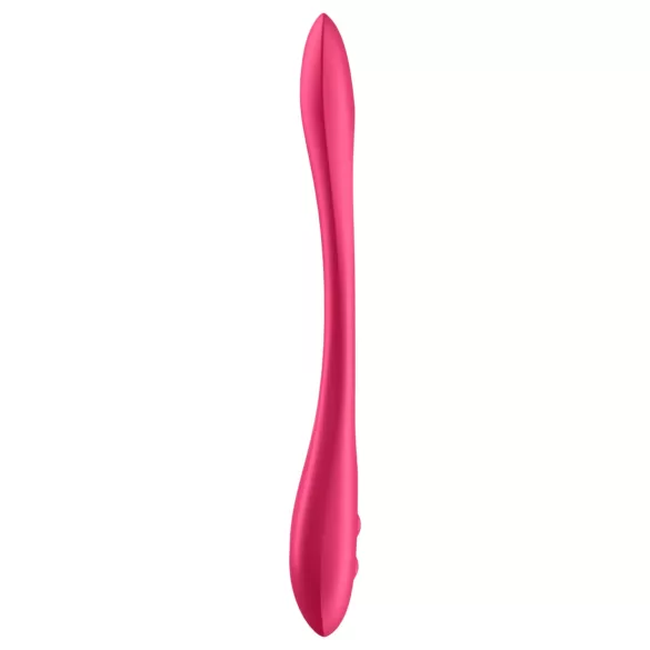 Satisfyer Elastic Joy - vibrador casal flexível recarregável - silicone vermelho