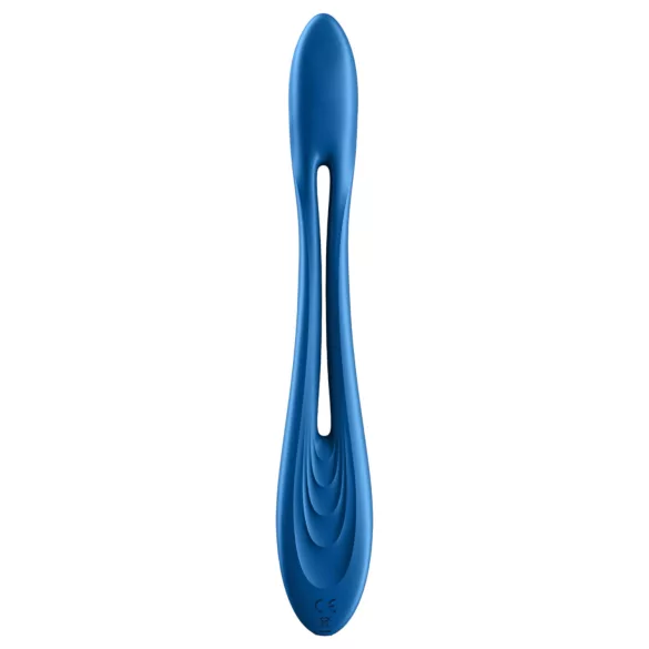 Satisfyer Elastic Game - vibrador casal flexível recarregável silicone azul