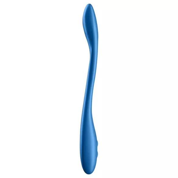 Satisfyer Elastic Game - vibrador casal flexível recarregável silicone azul