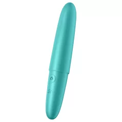   Satisfyer - vibrador bullet recarregável à prova d'água - turquesa