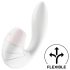 Satisfyer Supernova - Vibrador 2 em 1 com Pulsação Aérea, Recarregável (Branco)