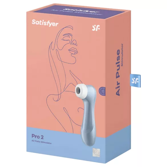 Satisfyer Pro 2 Gen2 - vibrador clitóris sucção recarregável - azul