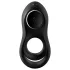 Satisfyer Legendary Duo - anel peniano vibratório recarregável - silicone preto