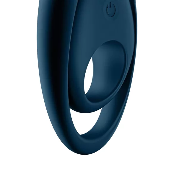 Satisfyer Glorious Duo - anel peniano vibratório - silicone azul