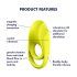 Satisfyer Spectacular - Anel Peniano Vibratório à Prova d'Água (Amarelo)