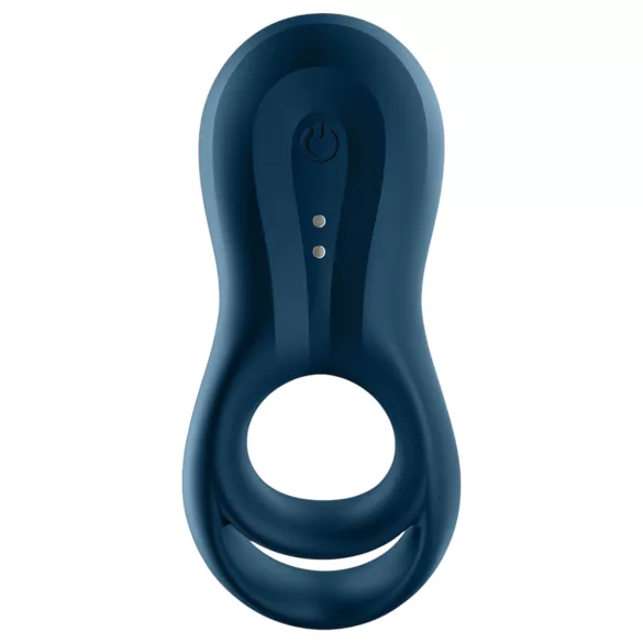 Satisfyer Epic Duo - anel peniano vibratório control app - silicone preto