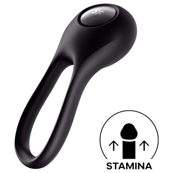 Satisfyer Majestic Duo - anel peniano recarregável e à prova d'água (preto)