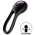 Satisfyer Majestic Duo - anel peniano recarregável e à prova d'água (preto)