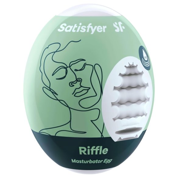 Satisfyer Egg Riffle - masturbador masculino em ovo - 1 unidade
