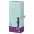 Satisfyer Triple Lover - Vibrador prateado com massagem ponto G