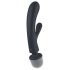 Satisfyer Triple Lover - Vibrador prateado com massagem ponto G