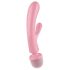 Satisfyer Triple Lover - Vibrador G-ponto e massageador (rosa)