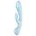 Satisfyer Triple Oh - Vibrador recarregável com braço para clitóris (azul)