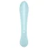 Satisfyer Triple Oh - vibrador recarregável com estimulador de clitóris - azul