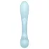 Satisfyer Triple Oh - vibrador recarregável com estimulador de clitóris - azul