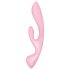 Satisfyer Triple Oh - Vibrador Recargável com Estimulador de Clitóris (Rosa)